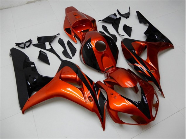 Carénage Honda CBR 1000 RR 2006-2007 - Orange Noir Carénage Honda CBR 1000 RR 2006-2007 - Orange Noir