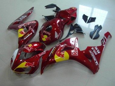 Carénage Honda CBR 1000 RR 2006-2007 - Rouge Bonbon Red Bull