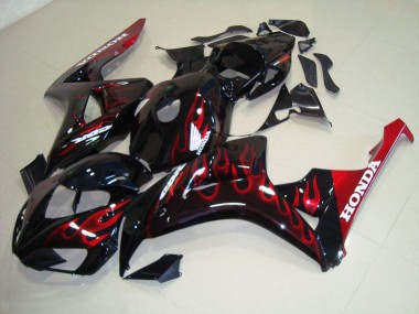 Carénage Honda CBR 1000 RR 2006-2007 - Rouge Flamme