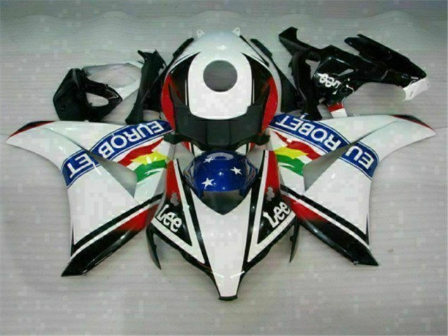 Carénage Honda CBR 1000 RR 2008-2011 - Blanc Bleu Rouge Eurobet Lee Carénage Honda CBR 1000 RR 2008-2011 - Blanc Bleu Rouge Eurobet Lee