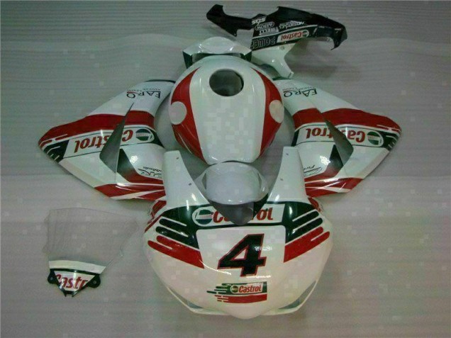 Carénage Honda CBR 1000 RR 2008-2011 - Blanc Castrol 4 Carénage Honda CBR 1000 RR 2008-2011 - Blanc Castrol 4