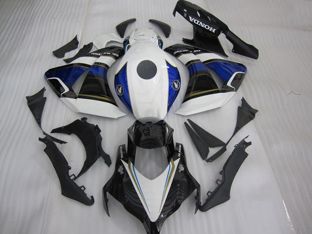Carénage Honda CBR 1000 RR 2008-2011 - Blanc Noir Bleu Carénage Honda CBR 1000 RR 2008-2011 - Blanc Noir Bleu