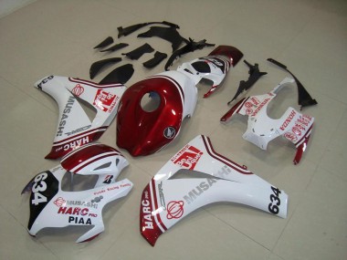Carénage Honda CBR 1000 RR 2008-2011 - Blanc Rouge HARC Pro PIAA 634