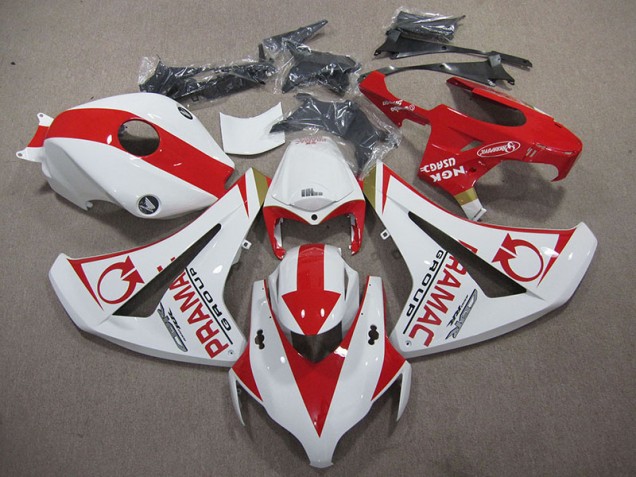 Carénage Honda CBR 1000 RR 2008-2011 - Blanc Rouge PRAMAC Carénage Honda CBR 1000 RR 2008-2011 - Blanc Rouge PRAMAC