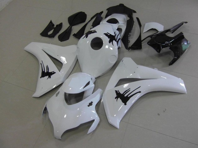 Carénage Honda CBR 1000 RR 2008-2011 - Blanc avec Spécial Décalque Carénage Honda CBR 1000 RR 2008-2011 - Blanc avec Spécial Décalque