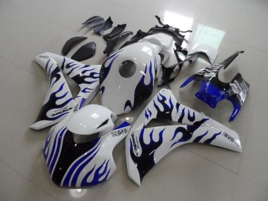 Carénage Honda CBR 1000 RR 2008-2011 - Bleu Noir Flamme Courses