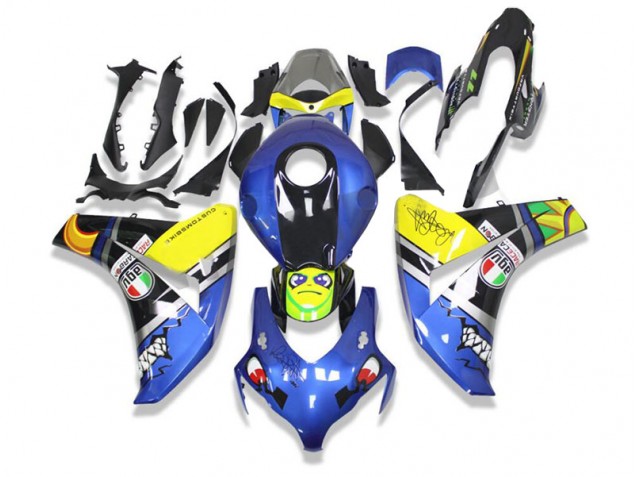 Carénage Honda CBR 1000 RR 2008-2011 - Bleu Requin Carénage Honda CBR 1000 RR 2008-2011 - Bleu Requin