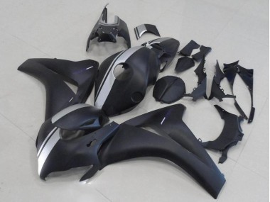 Carénage Honda CBR 1000 RR 2008-2011 - Noir Mat et Argent