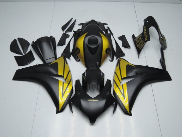 Carénage Honda CBR 1000 RR 2008-2011 - Noir Mat et Or Carénage Honda CBR 1000 RR 2008-2011 - Noir Mat et Or