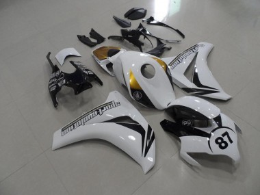 Carénage Honda CBR 1000 RR 2008-2011 - Noir et Blanc et Or