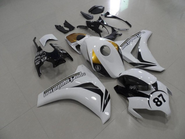 Carénage Honda CBR 1000 RR 2008-2011 - Noir et Blanc et Or Carénage Honda CBR 1000 RR 2008-2011 - Noir et Blanc et Or