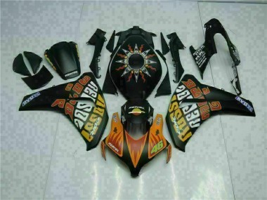 Carénage Honda CBR 1000 RR 2008-2011 - Orange Noir