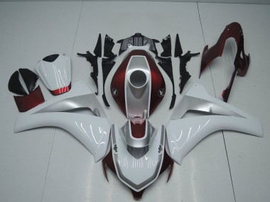 Carénage Honda CBR 1000 RR 2008-2011 - Rouge Blanc et Argent