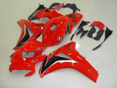 Carénage Honda CBR 1000 RR 2008-2011 - Rouge Noir Argent