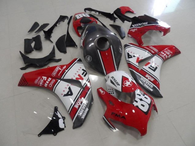 Carénage Honda CBR 1000 RR 2008-2011 - Rouge et Gris Fma Carénage Honda CBR 1000 RR 2008-2011 - Rouge et Gris Fma