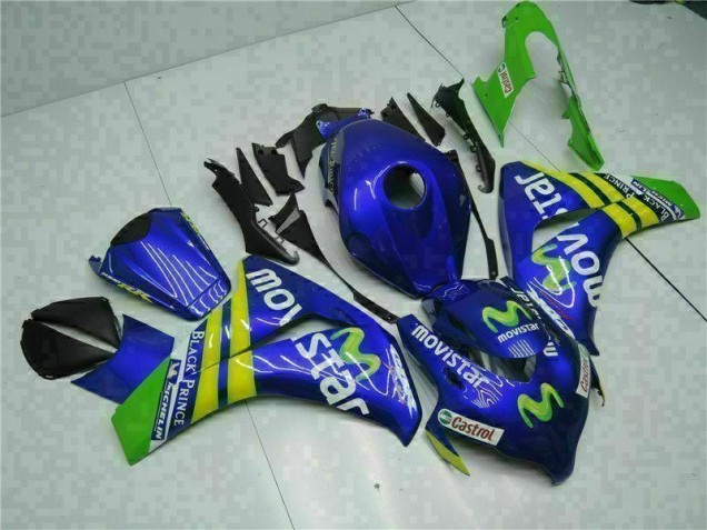 Carénage Honda CBR 1000 RR 2008-2011 - Vert Bleu