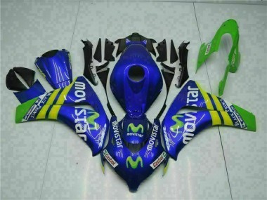 Carénage Honda CBR 1000 RR 2008-2011 - Vert Bleu