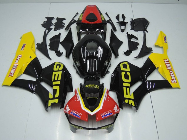 Carénage Honda CBR 1000 RR 2012-2016 - Noir Rouge HRC Carénage Honda CBR 1000 RR 2012-2016 - Noir Rouge HRC