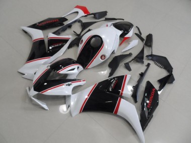 Carénage Honda CBR 1000 RR 2012-2016 - Noir et Blanc et Rouge Bande