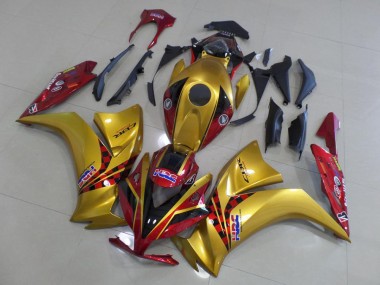 Carénage Honda CBR 1000 RR 2012-2016 - Or et Dark Rouge