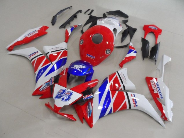 Carénage Honda CBR 1000 RR 2012-2016 - Rouge Blanc Bleu HRC 23 Carénage Honda CBR 1000 RR 2012-2016 - Rouge Blanc Bleu HRC 23