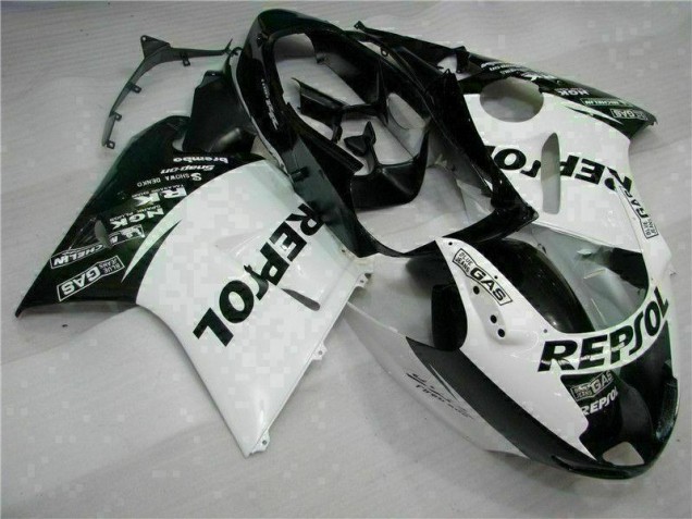 Carénage Honda CBR 1100 XX 1996-2007 - Blanc Noir Repsol Carénage Honda CBR 1100 XX 1996-2007 - Blanc Noir Repsol
