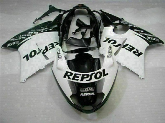 Carénage Honda CBR 1100 XX 1996-2007 - Blanc Noir Repsol Carénage Honda CBR 1100 XX 1996-2007 - Blanc Noir Repsol