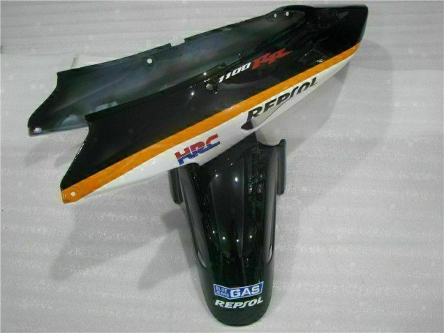 Carénage Honda CBR 1100 XX 1996-2007 - Orange Repsol Carénage Honda CBR 1100 XX 1996-2007 - Orange Repsol
