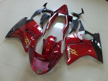 Carénage Honda CBR 1100 XX 1996-2007 - Rouge Bonbon Noir Style OEM