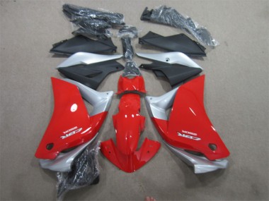 Carénage Honda CBR 125 R 2011-2013 - Rouge Argent Noir