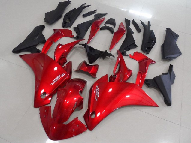 Carénage Honda CBR 250 RR 2011-2013 - Rouge Noir Mat Carénage Honda CBR 250 RR 2011-2013 - Rouge Noir Mat