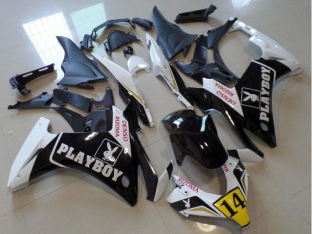Carénage Honda CBR 500 RR 2013-2015 - Noir Playboy 14 Carénage Honda CBR 500 RR 2013-2015 - Noir Playboy 14