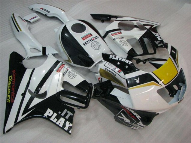 Carénage Honda CBR 600 F3 1995-1998 - Blanc Noir Playboy Carénage Honda CBR 600 F3 1995-1998 - Blanc Noir Playboy