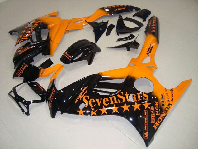 Carénage Honda CBR 600 F3 1995-1998 - Noir Orange SevenStars Carénage Honda CBR 600 F3 1995-1998 - Noir Orange SevenStars