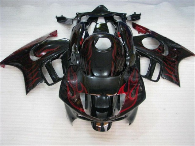Carénage Honda CBR 600 F3 1995-1998 - Noir Rouge Flamme Carénage Honda CBR 600 F3 1995-1998 - Noir Rouge Flamme