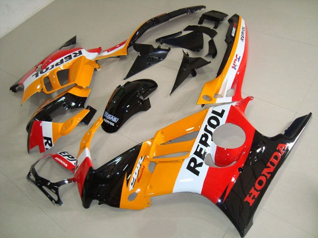 Carénage Honda CBR 600 F3 1995-1998 - Orange Noir Repsol Carénage Honda CBR 600 F3 1995-1998 - Orange Noir Repsol