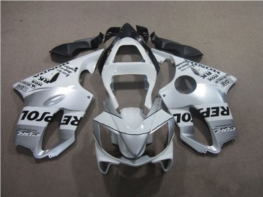 Carénage Honda CBR 600 F4i 2001-2003 - Argent Repsol