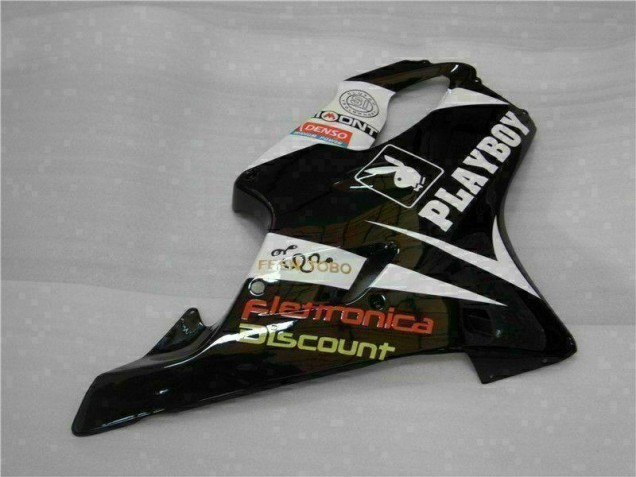 Carénage Honda CBR 600 F4i 2001-2003 - Jaune Argent Noir Playboy
