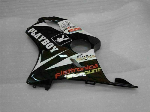 Carénage Honda CBR 600 F4i 2001-2003 - Jaune Argent Noir Playboy