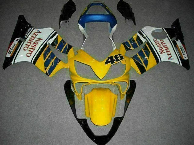 Carénage Honda CBR 600 F4i 2001-2003 - Jaune Blanc Carénage Honda CBR 600 F4i 2001-2003 - Jaune Blanc