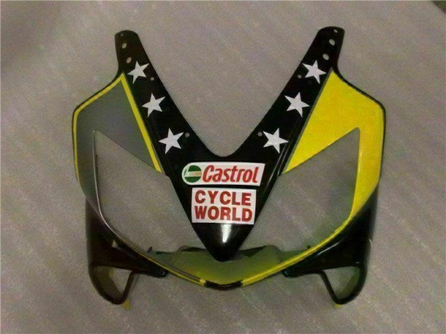 Carénage Honda CBR 600 F4i 2001-2003 - Jaune Noir Castrol Cycle World Carénage Honda CBR 600 F4i 2001-2003 - Jaune Noir Castrol Cycle World