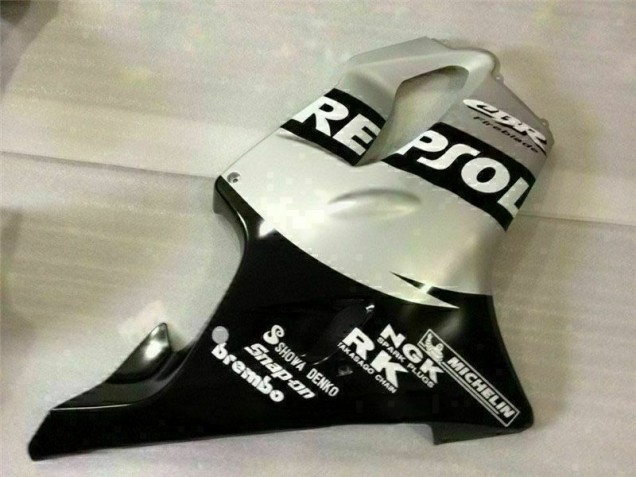 Carénage Honda CBR 600 F4i 2001-2003 - Noir Argent Repsol Carénage Honda CBR 600 F4i 2001-2003 - Noir Argent Repsol