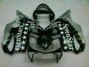 Carénage Honda CBR 600 F4i 2001-2003 - Noir Argent SevenStarss