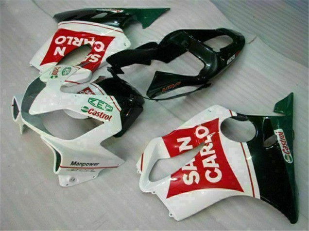 Carénage Honda CBR 600 F4i 2001-2003 - Rouge Blanc Noir San Carlo Carénage Honda CBR 600 F4i 2001-2003 - Rouge Blanc Noir San Carlo