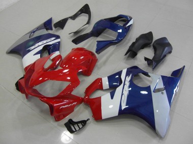 Carénage Honda CBR 600 F4i 2001-2003 - Rouge Bleu Argent