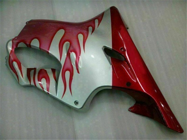 Carénage Honda CBR 600 F4i 2001-2003 - Rouge Flamme Argent Carénage Honda CBR 600 F4i 2001-2003 - Rouge Flamme Argent