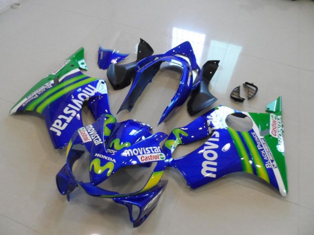 Carénage Honda CBR 600 F4i 2004-2007 - Bleu Movistar Castrol Carénage Honda CBR 600 F4i 2004-2007 - Bleu Movistar Castrol