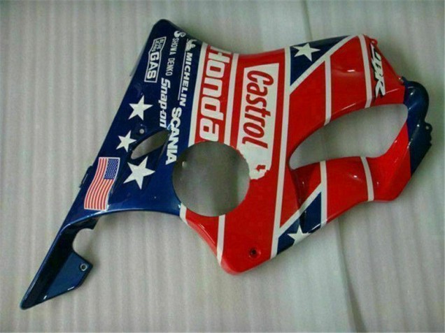 Carénage Honda CBR 600 F4i 2004-2007 - Bleu Rouge Castrol Cycle World Carénage Honda CBR 600 F4i 2004-2007 - Bleu Rouge Castrol Cycle World