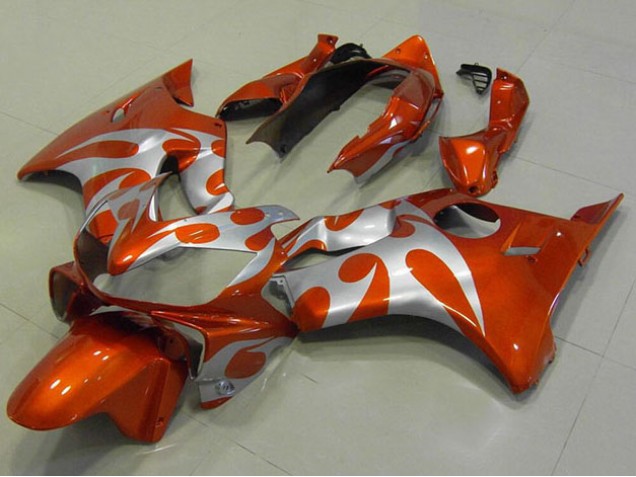 Carénage Honda CBR 600 F4i 2004-2007 - Orange Argent Carénage Honda CBR 600 F4i 2004-2007 - Orange Argent