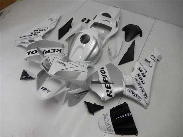 Carénage Honda CBR 600 RR 2003-2004 - Argent Blanc Noir Repsol Carénage Honda CBR 600 RR 2003-2004 - Argent Blanc Noir Repsol